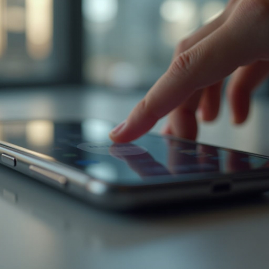 how to lock touch screen android