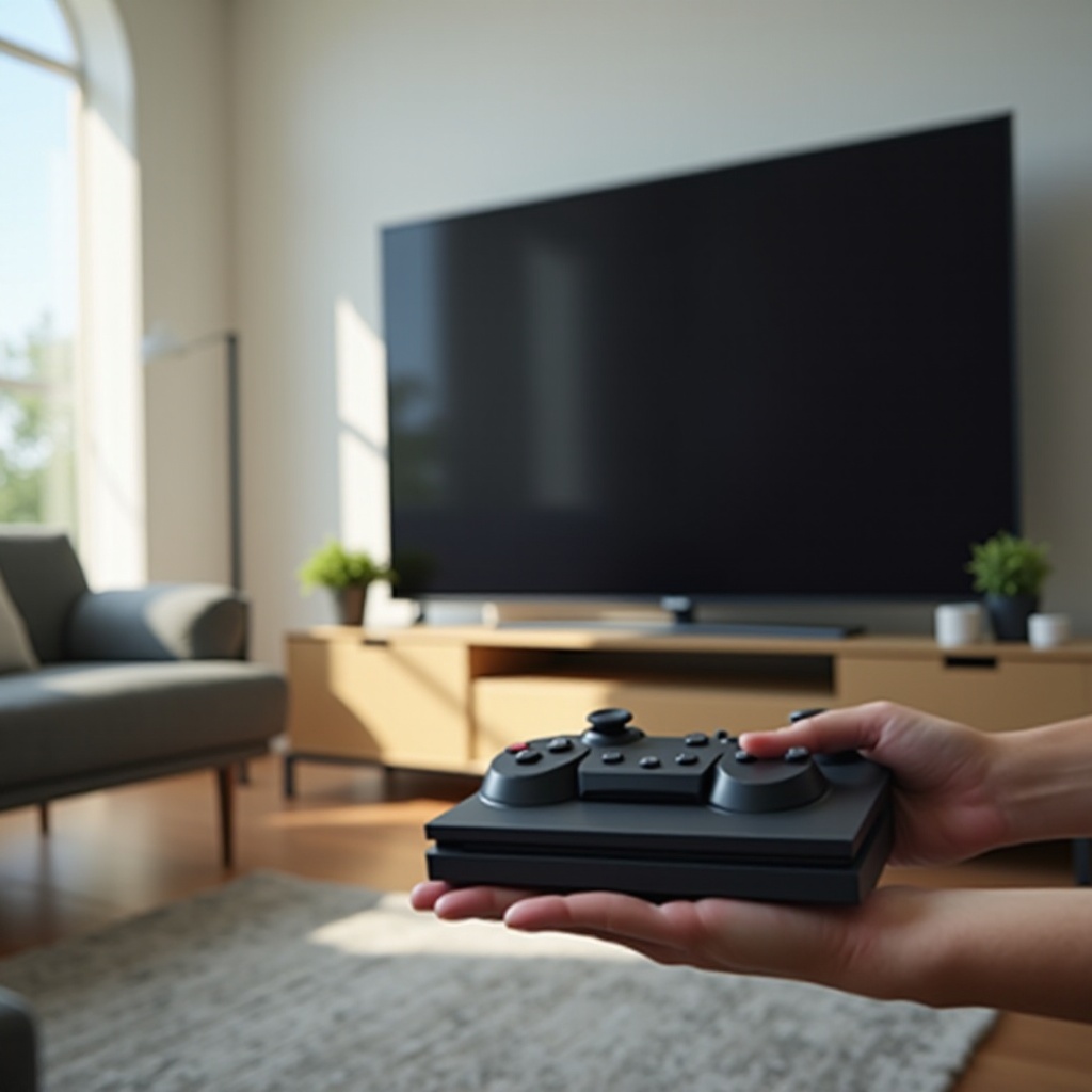 how to setup ps4 on tv