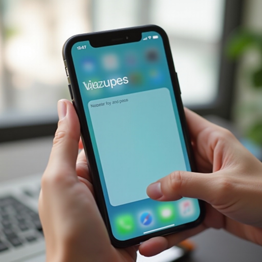 how to put notes on iphone home screen
