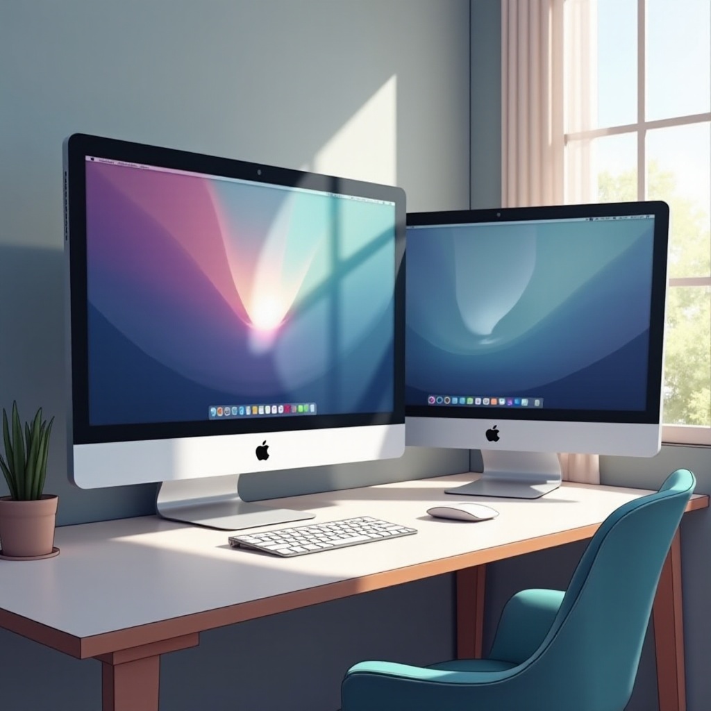 hook up external monitor to imac