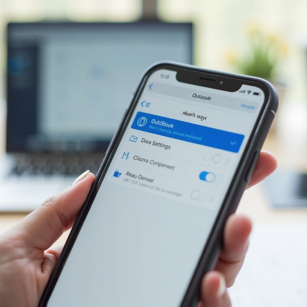 how to clear outlook cache on iphone