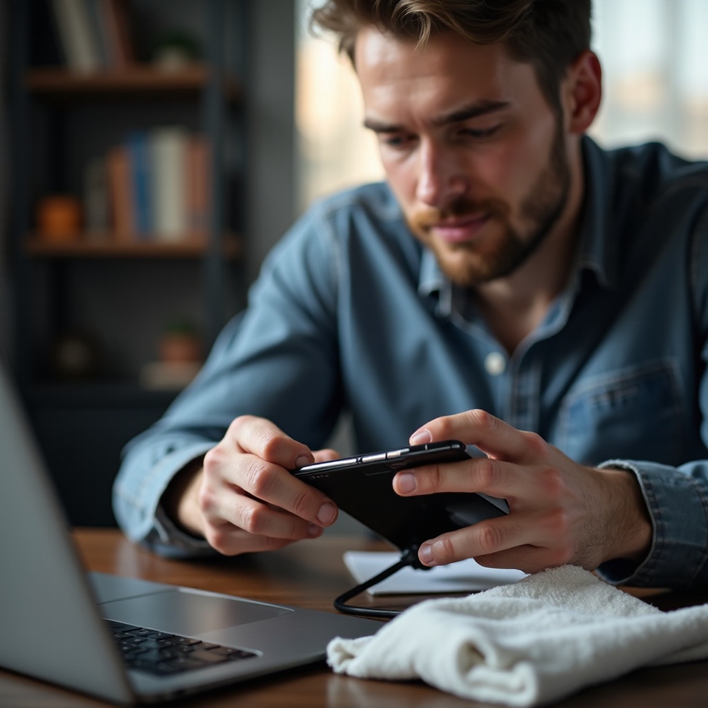 how to unlock a phone with a broken black screen